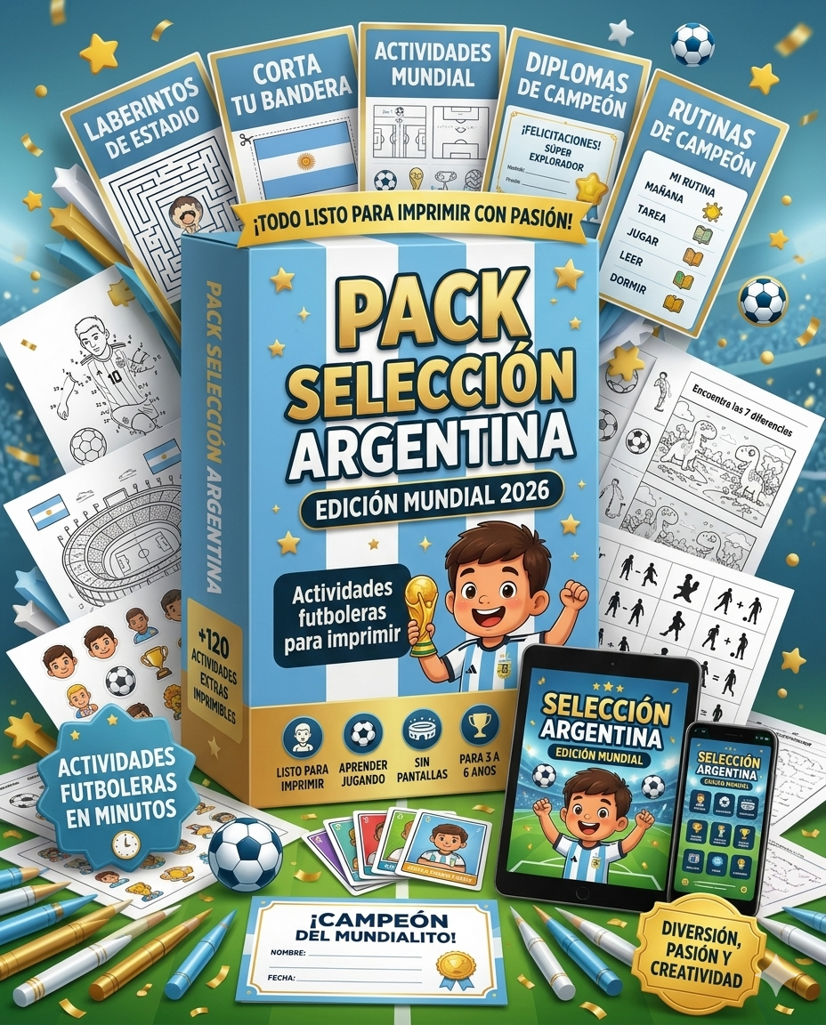 PACK SELECCIÓN ARGENTINA — EDICIÓN MUNDIAL 2026 🇦🇷⚽